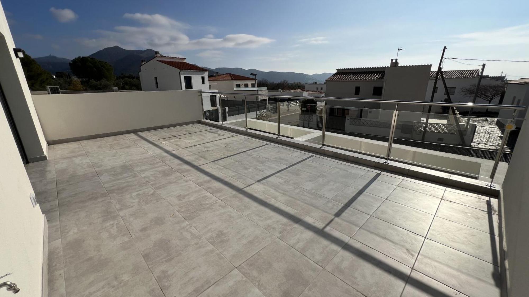 Villa Casa Moderna Roses Con Piscina Y Jardin Mas Bosca, Roses Palau Saverdera Exterior foto