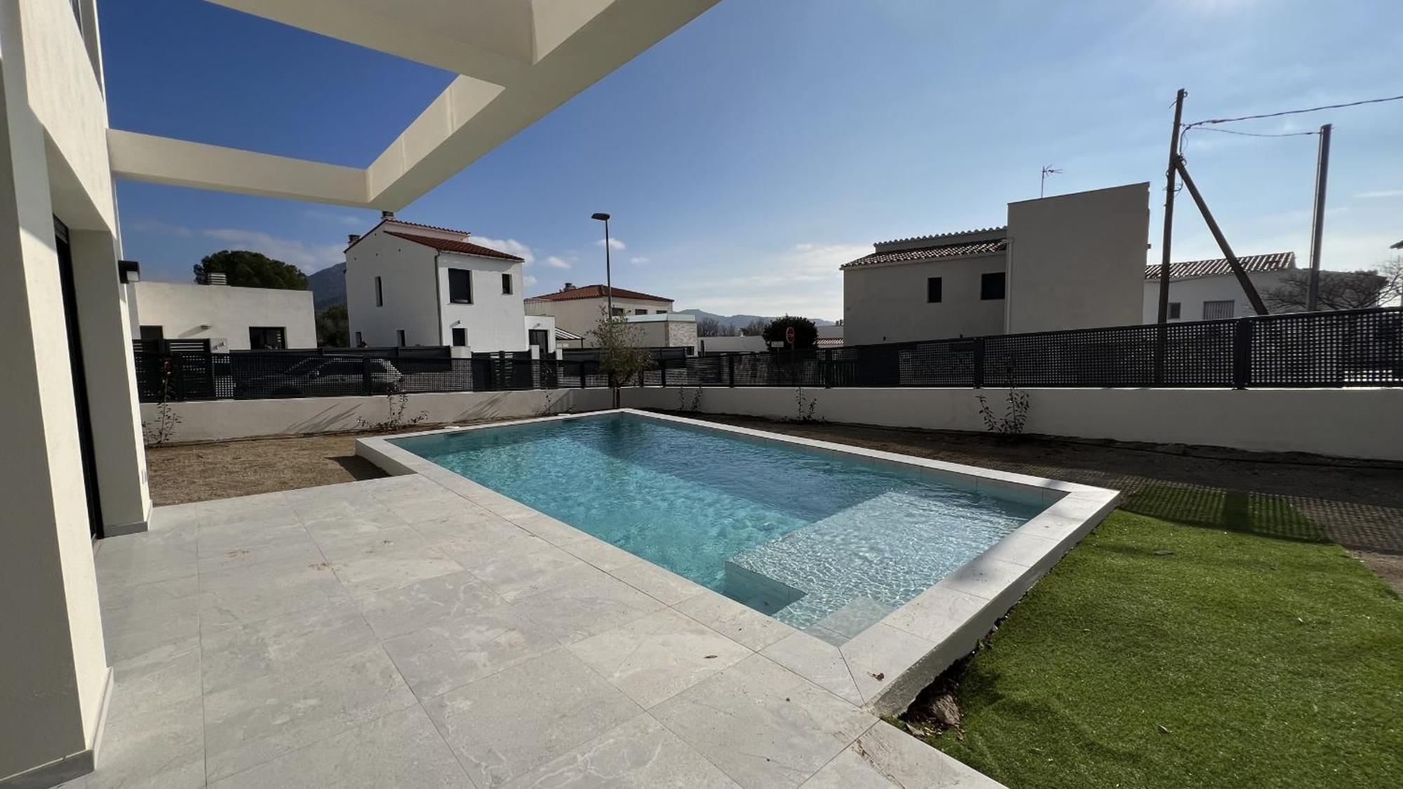 Villa Casa Moderna Roses Con Piscina Y Jardin Mas Bosca, Roses Palau Saverdera Exterior foto